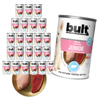 BULT JUNIOR mokra karma dla psa Kurczak i Wołowina 24x400g Dla szczeniąt