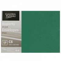 KOPERTA C6 MIKA ZIELONY 10SZT 120G 280248 GALERIA PAPIERU