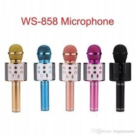 Bezprzewodowy mikrofon karaoke WS858 zdjęcie 1