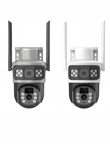 PODWÓJNA KAMERA SOLARNA 2W1 NA KARTE SIM 4G LTE ZEWNĘTRZNA OBROTOWA GSM na Arena.pl