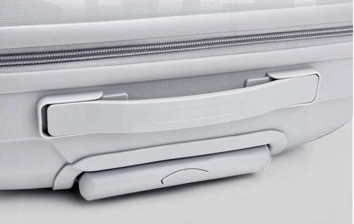 WALIZKA KABINOWA 37L srebrna szarość 55cm x 35cm x 22cm polipropylen twarda na Arena.pl