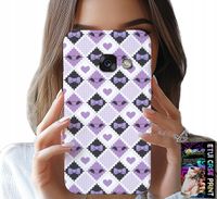 ETUI DO SAMSUNG A5 2017 - MODNE SERCA KOKARDKI KOKARDA + SZKŁO