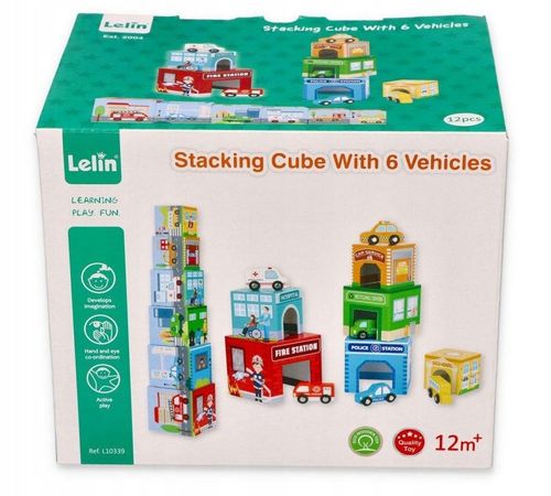 Piramida z kubeczków z pojazdami na Arena.pl