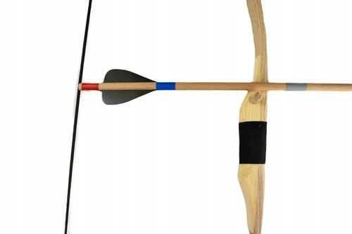 ŁUK DREWNIANY 115cm KOŁCZAN 10 STRZAŁ TARCZE ZESTAW ŁUCZNICZY BRĄZOWY na Arena.pl