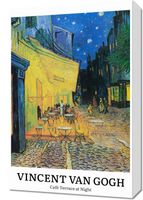 Obraz 40x60cm Design Cafe Terrace, Van Gogh Vintage do Salonu