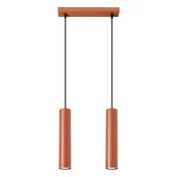 Lampa wisząca LAGOS 2 ochra czerwona
