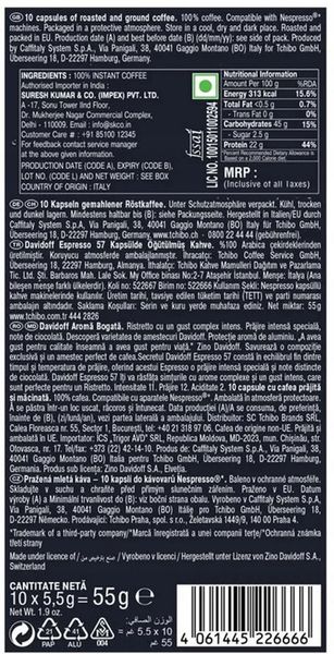 Kapsułki Nespresso Davidoff Zestaw Espresso 3x10 zdjęcie 3