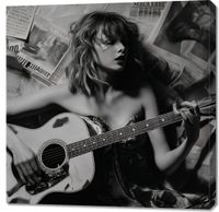 Obraz 90x90cm Młoda Gitarzystka