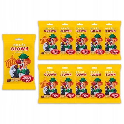 Wadowice Skawa Clown Draże orzeszki 70 g x 10 sztuk na Arena.pl
