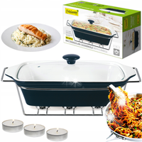 Podgrzewacz do potraw Maestro czarny 38,75 cm, 2,8 l