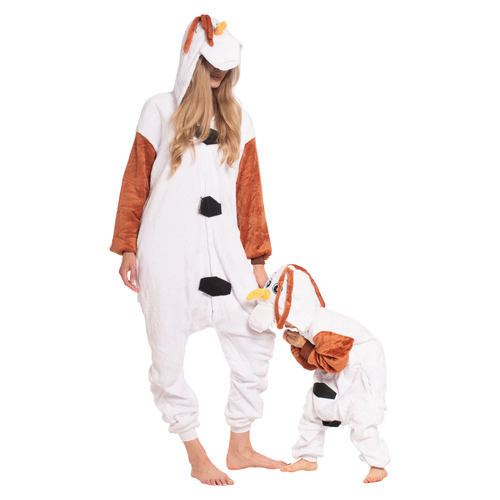 Piżama Damska Kombinezon Kigurumi Kostium Onesie Bałwan Olaf 145-155 cm S na Arena.pl