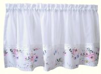 Zazdrostka kuchenna kwiat wiśni woal 150 x 60 cm