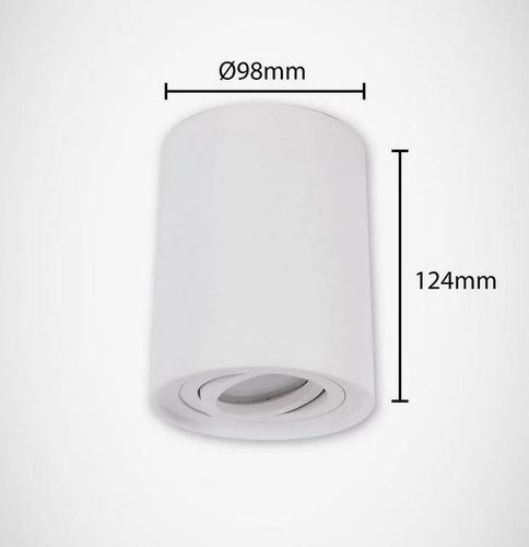 Lampa sufitowa natynkowa HARY C biała 03711 GU10 Struhm na Arena.pl