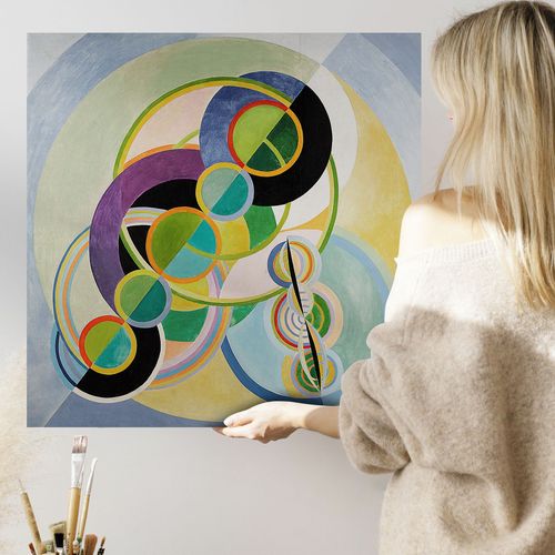 Obraz na płótnie robert delaunay okręgi 80x80 cm na Arena.pl