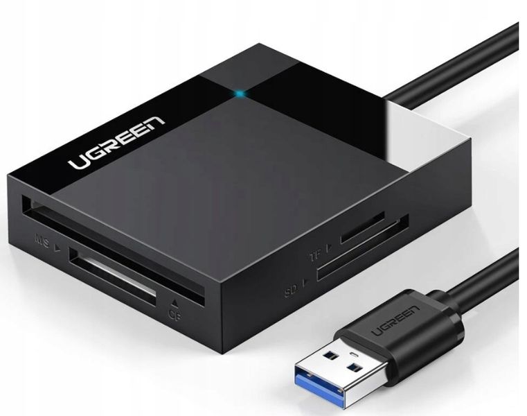 Ugreen Adapter Czytnik Kart Sd Micro Cf Tf Usb 3.0 zdjęcie 1