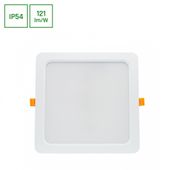 DURE 3 DOWNLIGHT 24W NW 230V 110st IP54 IK06 220x220x34 BIAŁY kwadratowa zasilacz zintegrowany