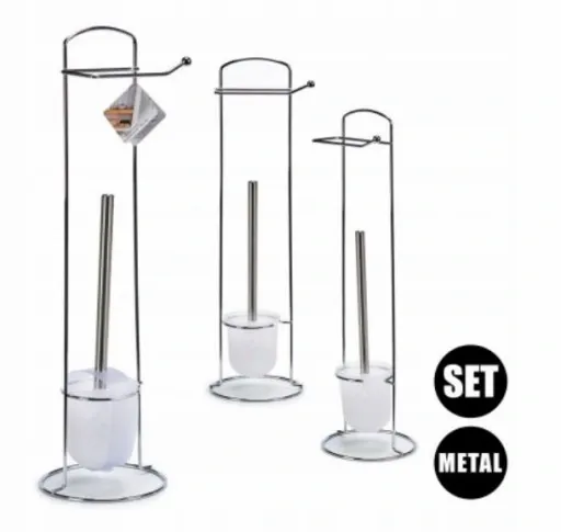 STOJAK ATON na PAPIER toaletowy CHROM zasobnik WC zdjęcie 4