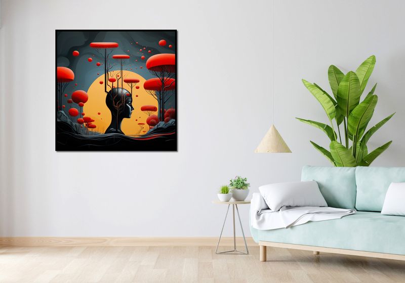 Plakat 100x100cm Myślokształty zdjęcie 4