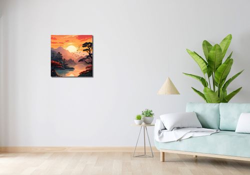 Obraz 50x50cm Złoty Zachód na Arena.pl