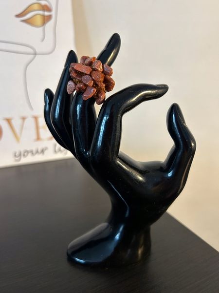 Pierścionek na gumce piasek pustyni i toho kamienie 9 zdjęcie 5