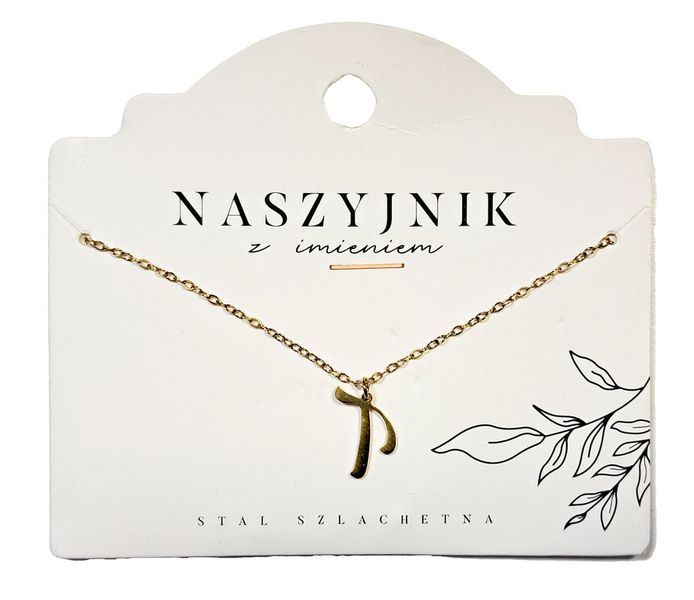 Naszyjnik z literą T zdjęcie 1