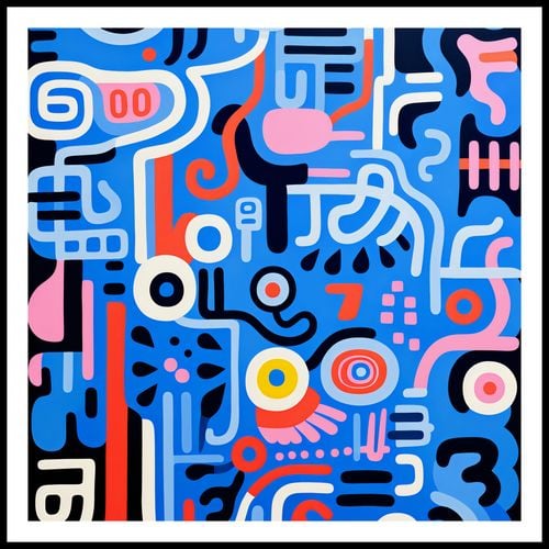 Plakat 70x70cm Rytmiczne Echo na Arena.pl