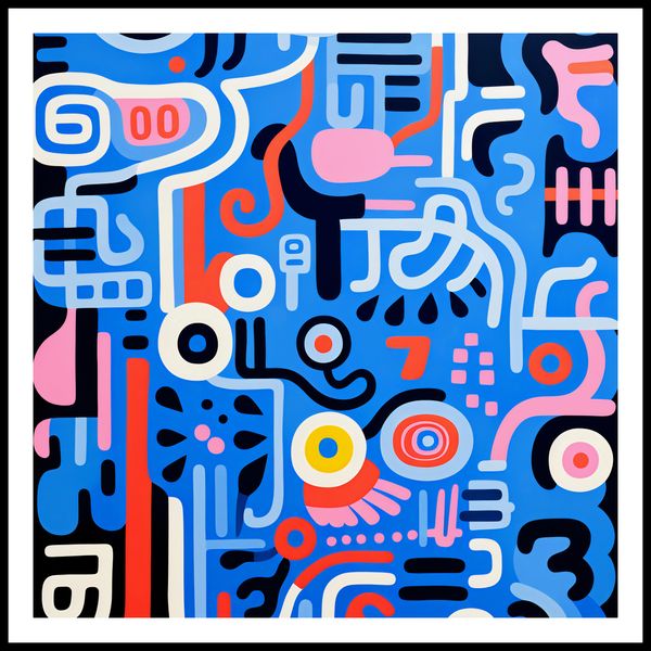 Plakat 70x70cm Rytmiczne Echo zdjęcie 3