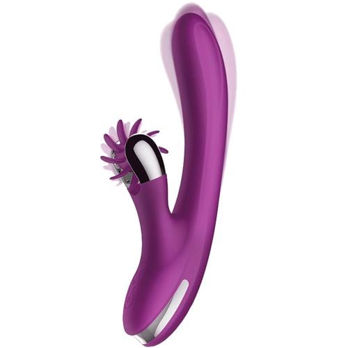 silikonowy wibrator ze stymulatorem łechtaczki. na Arena.pl