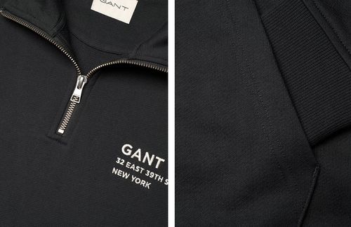 GANT SMALL GRAPHIC HALF ZIP SWEAT - Swetry M na Arena.pl