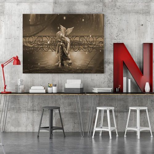 Obraz na płótnie - Canvas, Budda z ptakiem 1 60x40 na Arena.pl