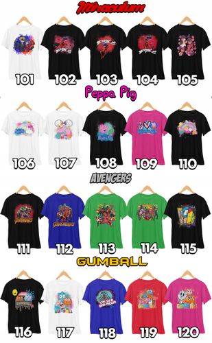 KOSZULKA DZIECIĘCA T-SHIRT Z NADRUKIEM - BAJKI I O BLUE - L 146-152 na Arena.pl