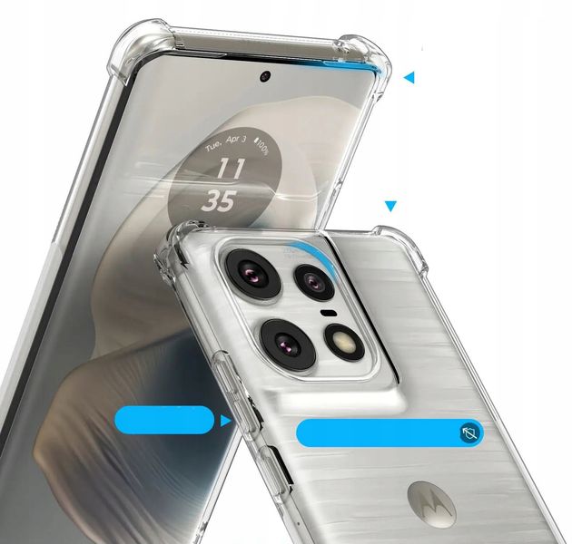 Plecki niktrade do Motorola Edge 50 Pro bezbarwny zdjęcie 5