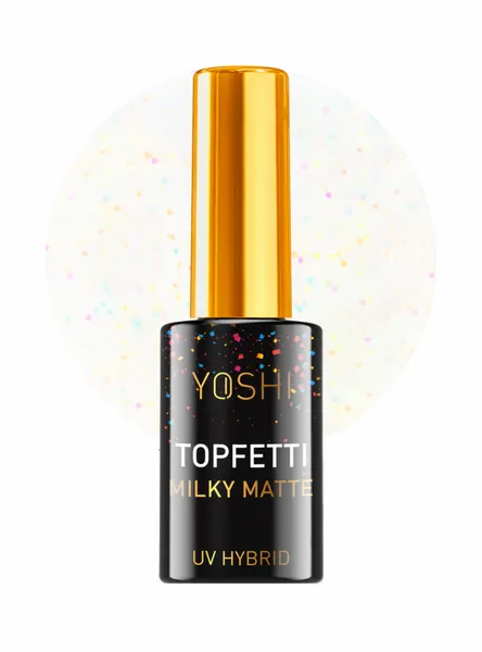 YOSHI Top hybrydowy TOPFETTI MILKY MATTE - 10ml zdjęcie 1