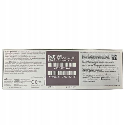 DAILIES TOTAL 1 30szt soczewki jednodniowe na Arena.pl