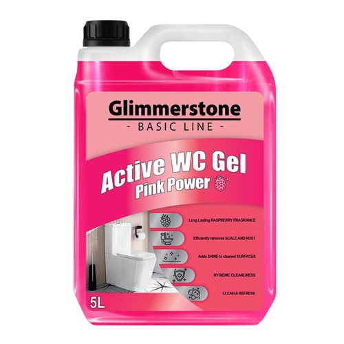 ŻEL PŁYN DO CZYSZCZENIA WC TOALETY SANITARIATÓW TOALET BEZ KAMIENIA 5L na Arena.pl