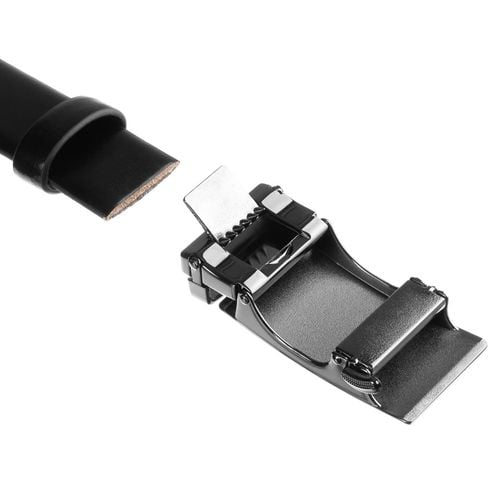 skórzany pasek męski w czarnym kolorze - peterson 85 na Arena.pl