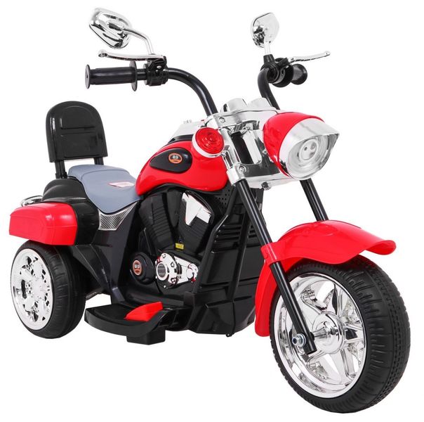 Motorek Chopper Nightbike Czerwony zdjęcie 10