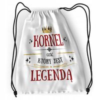 Plecak Dla Kornela Sportowy Szkolny Worek Torba Z Nadrukiem Ze Zdjęciem