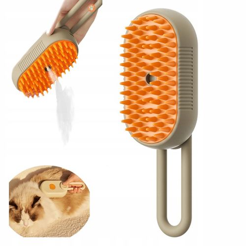 SZCZOTKA PAROWA DLA PSA KOTA ZWIERZĄT DOZOWNIK SIERŚĆ UCHWYT ELEKTRYCZNA na Arena.pl