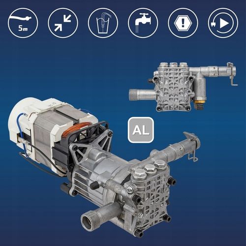 Myjka ciśnieniowa samozasysająca MICHELIN 1600W ALUMINIOWA POMPA 190 ewBAR na Arena.pl