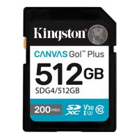 Karta pamięci Kingston Canvas Go Plus SDG4/512GB (512GB; Class U3, V30; Karta pamięci)