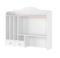 LN-04 LUNA NADSTAWKA SEKRETARZYK meble dziecięce biało różowe