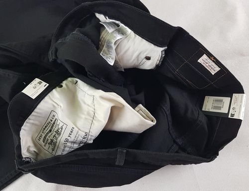 Męskie jeansy Levi's 512 Big&Tall 165240040 czarne Levisy oryg. - W50/L34 na Arena.pl