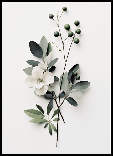 Plakat 50x70cm Papierowy Kwiat na Arena.pl