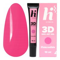 HI HYBRID Żel do zdobień 3D Pinkcredible Różowy 10ml