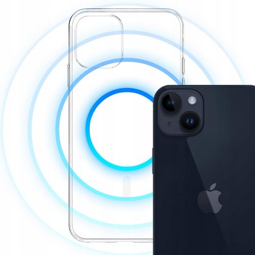 Etui plecki cover z MagSafe na tył Apple iPhone 14 Plus - 3mk Clear MagCase na Arena.pl