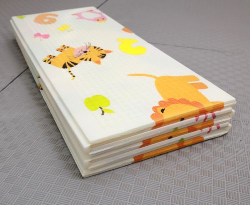 składana mata 150x180x1cm - małpki/żyrafa na Arena.pl