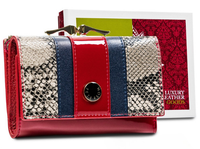 skórzany portfel damski z portmonetką na bigiel - peterson