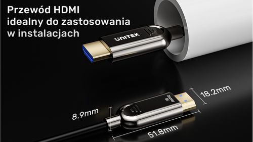 Unitek Kabel optyczny HDMI 2.1 AOC 8K 120Hz 30m na Arena.pl