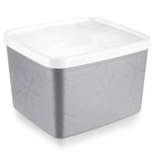 Pojemnik na żywność z pokrywką szary 1,1 l